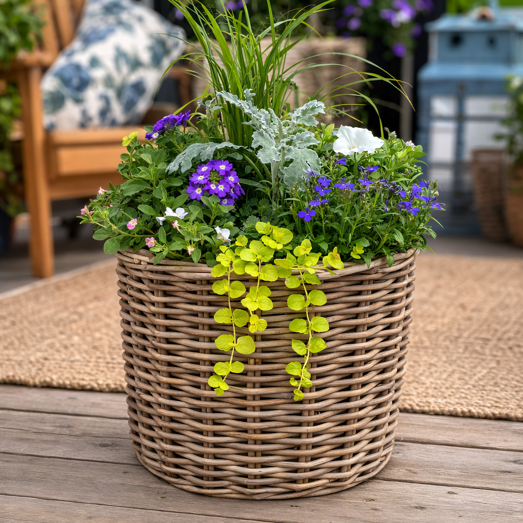 Wicker Baskets (Indoor and Outdoor)