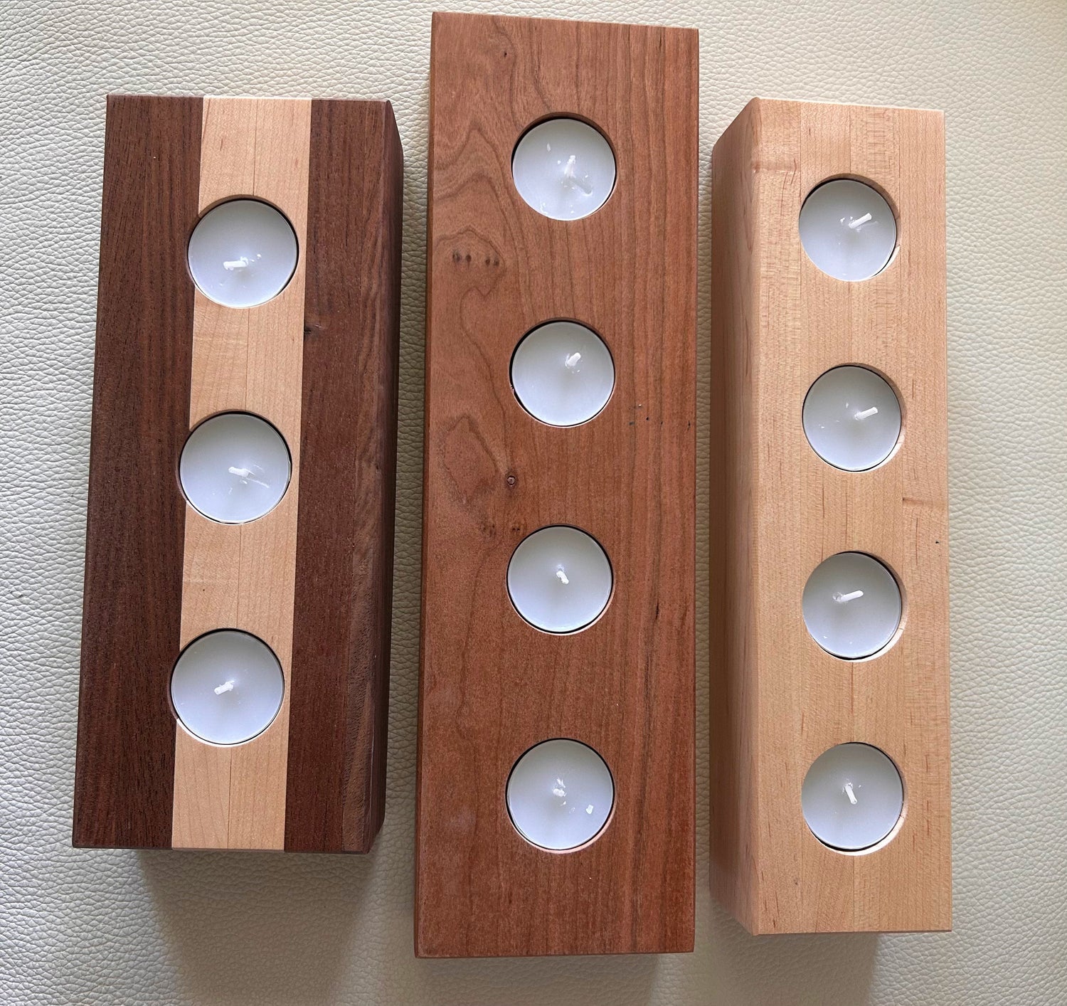St. George's School Woodshop Candle Blocks: Post-Fair SALE!