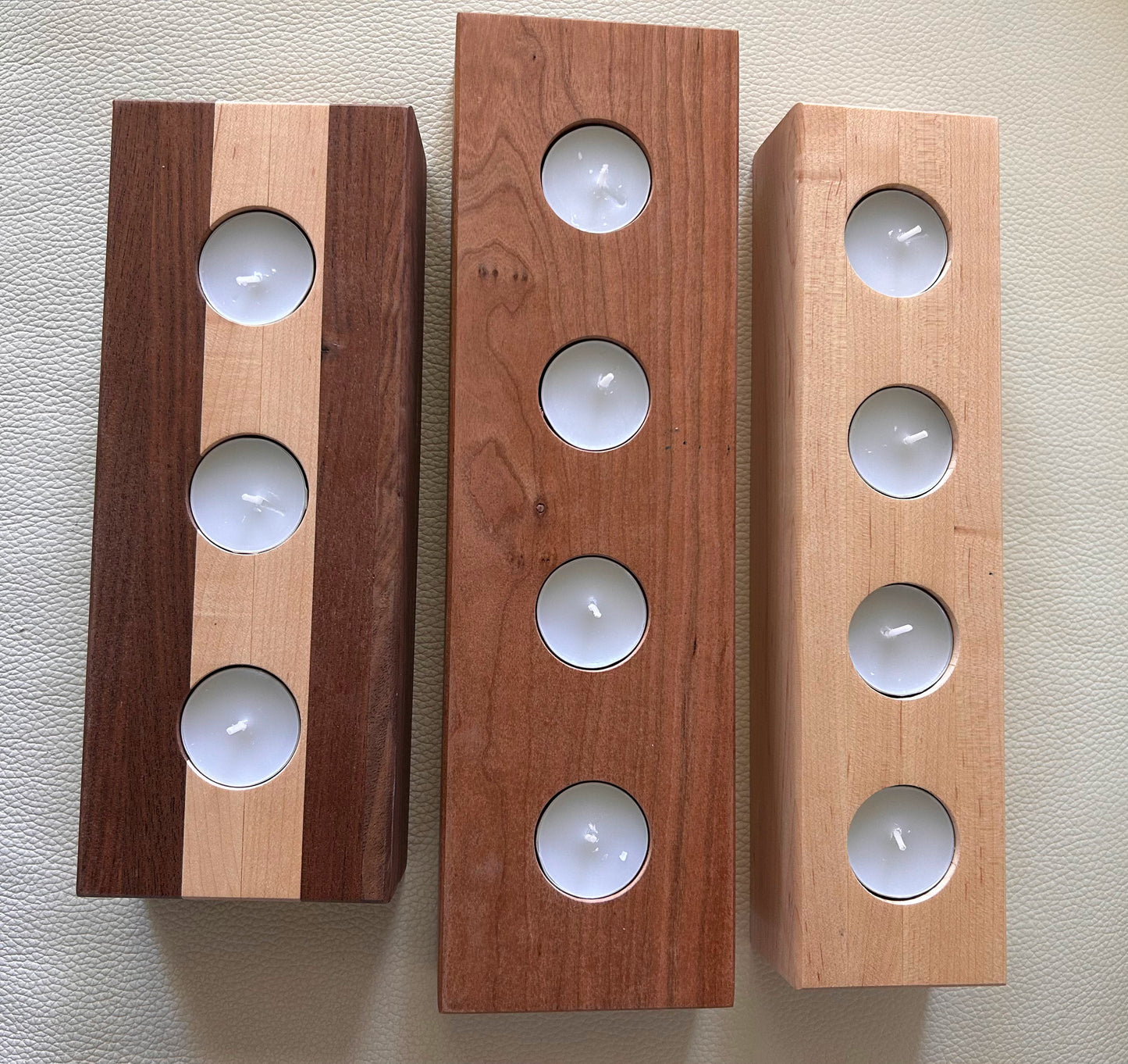 St. George's School Woodshop Candle Blocks